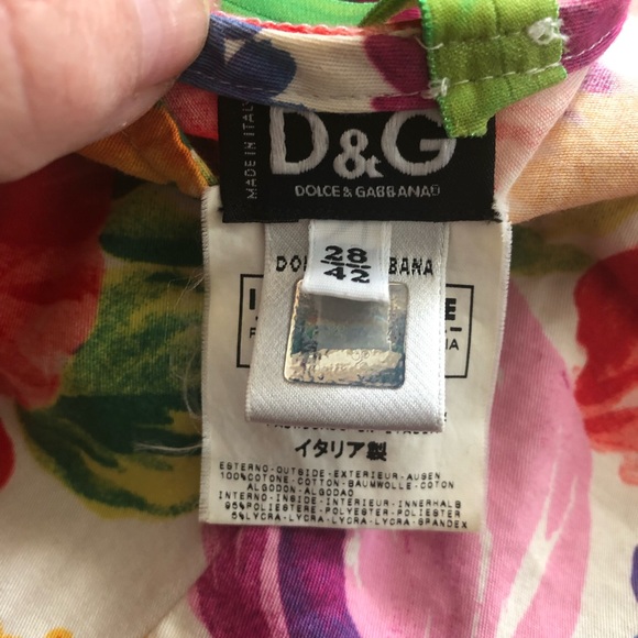 Dolce and Gabbana vintage floral strapless dress - Picture 3 of 11